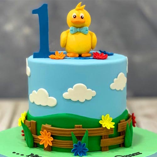 Lovely Little Duck Theme cake