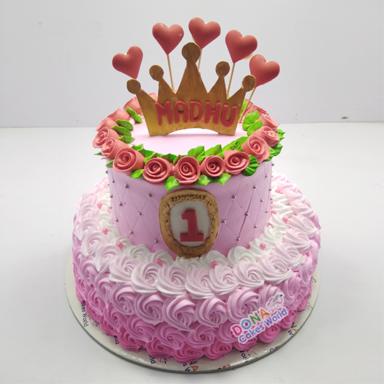 Princess Crown Tier Cake