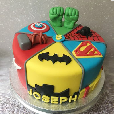 Defender Avenger Theme Cake