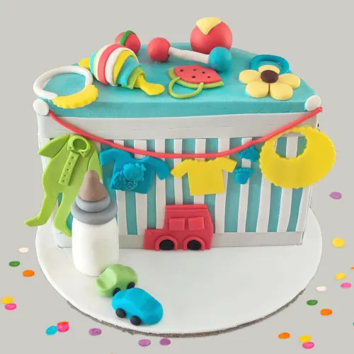 Little Baby Half Birthday Cake