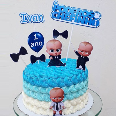 Delightful  Boss Baby Theme Cake