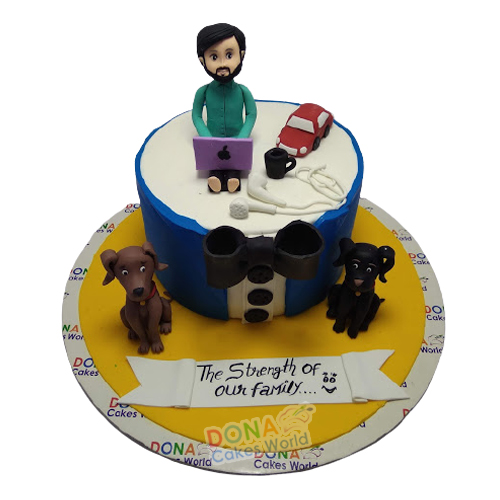 Best Dad Father Day Fondant Cake