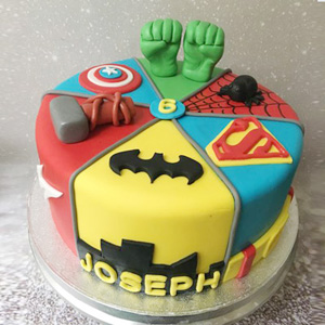 Avengers Theme Cake