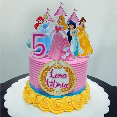 Disney Princess Theme Cake