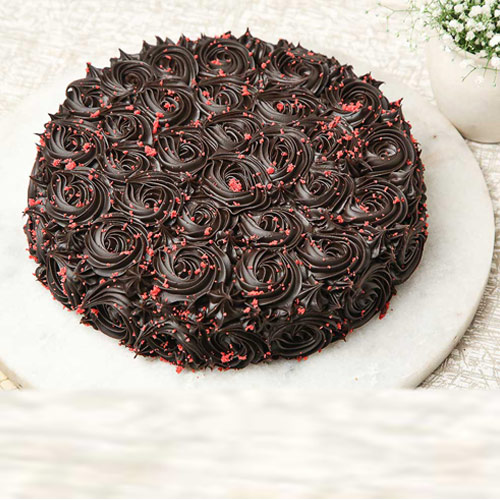 Square Chocolate Truffle Cake Home Delivery  Indiagift