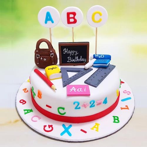 Maths Theme cake 