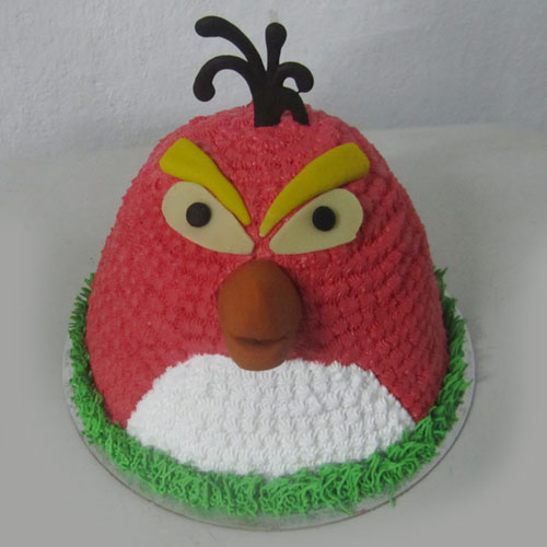 Angry Bird Shape Cake