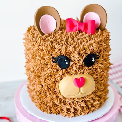 Umber Teddy Theme Cake