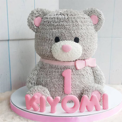 Dusky Teddy Theme Cake 