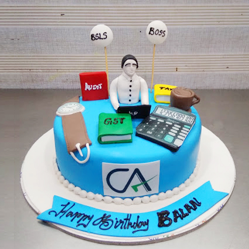 Auditor Fondant cake