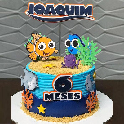 Nemo Theme Cake 