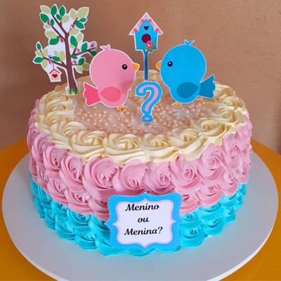 Baby Shower Themed Cake