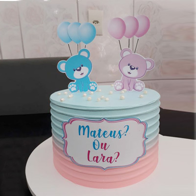 Baby Shower Themed Cake 02