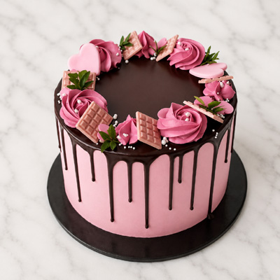 Chocolate Delight Drip Cake