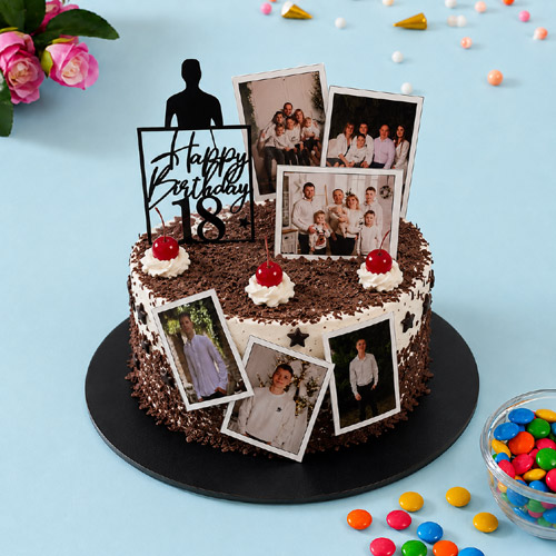 Black Forest Photo Cake