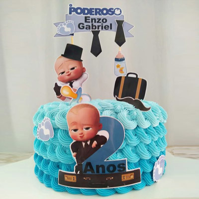 Boss Baby Theme Cake