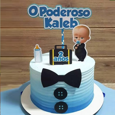 Lovely Boss Baby Theme Cake