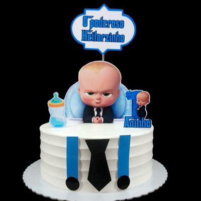 Adorable Boss Baby Theme Cake