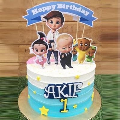 Boss Baby and Friends Theme Cake