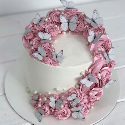 Butterfly Birthday Cake