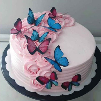 Lovely Butterfly Theme Cake