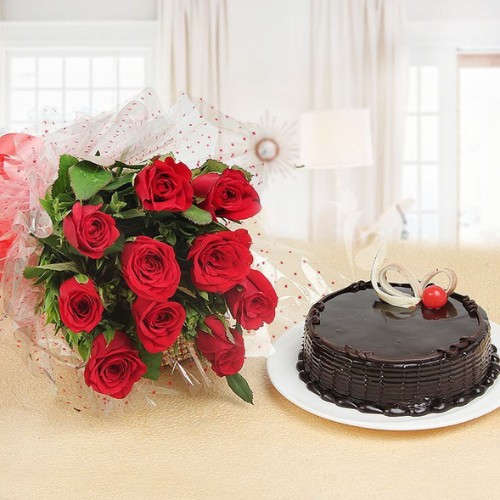Chocolate Truffle & Flower