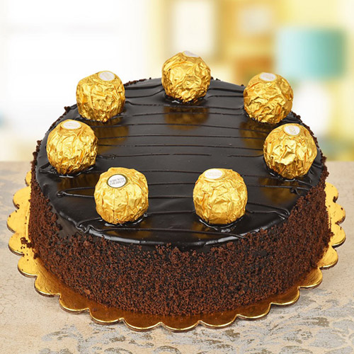 Choco Delight with Ferrero Rocher Cake