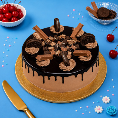 Choco Mocha with Kitkat Cake