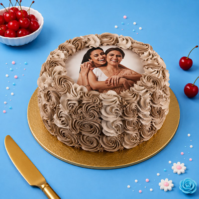My Love Photo Cake Chocolate Creme