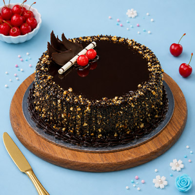Chocolate Truffle Crunchy Cake