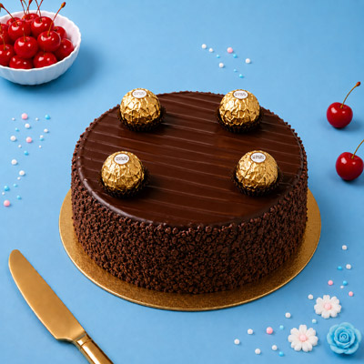 Tempting Ferrero Rocher Cake