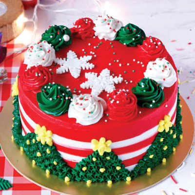 Christmas Theme Cake