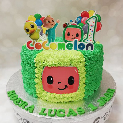 Cocomelon Face Cake