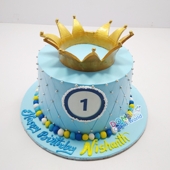 Crown Theme Cake 