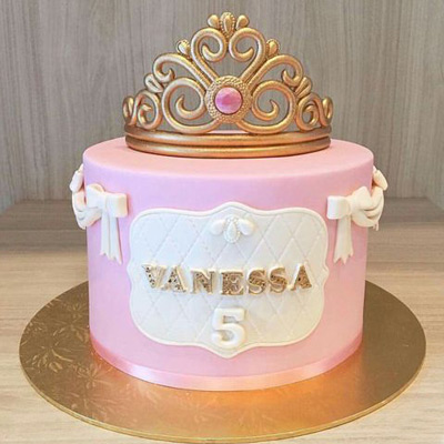 Little Princess Crown Cake