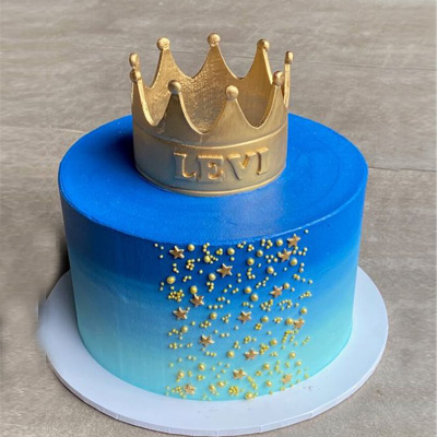 Crown Theme Fondant Cake