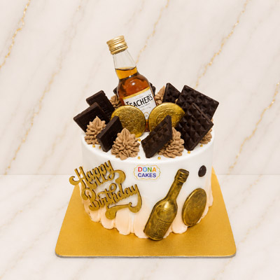 Whiskey Lovers Chocolate Cake
