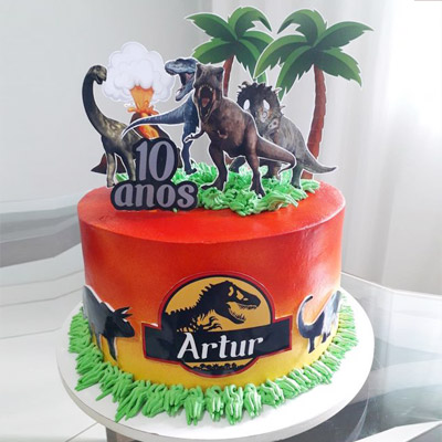 Dinosaur Themed Cake