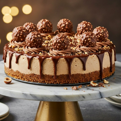 Ferrero Rocher Cheese Cake