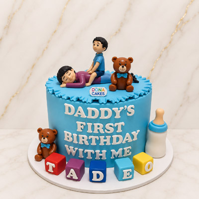 First Birthday Together Cake