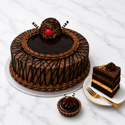 Belgian Chocolate Drizzle Cake