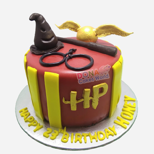 Harry Potter Theme Fondant cake