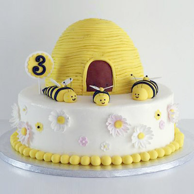 Cutest Bee Hive Cake