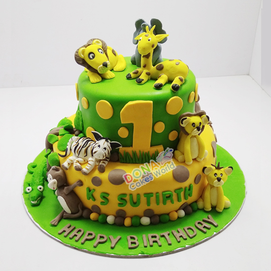 Jungle Theme Cake