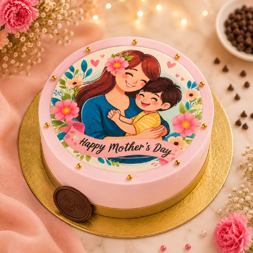 Mothers Day Photo Cake