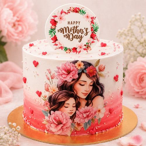 Mother's Day Floral Designer Cake