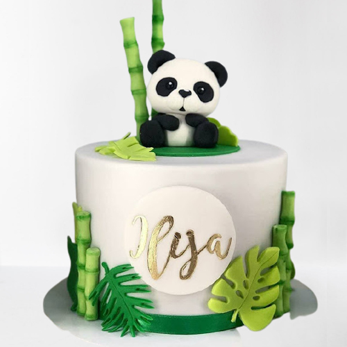 Panda Theme Cake