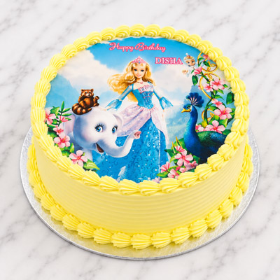 Pineapple Photo Cake
