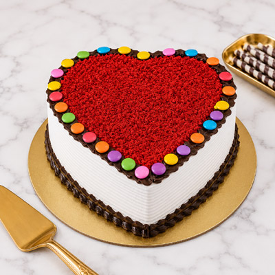 Heartfelt Red Velvet Cake