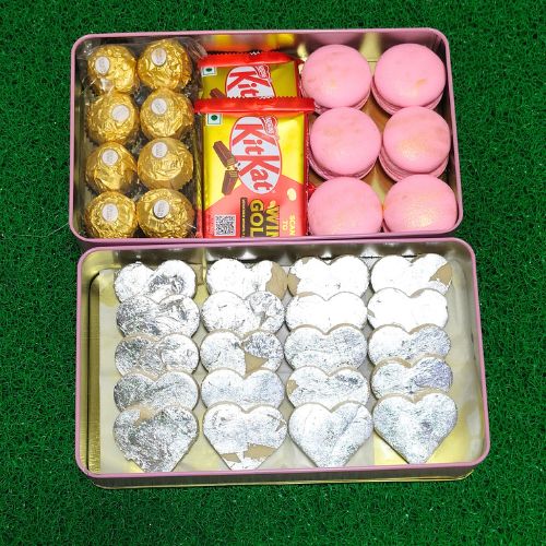 Kaju Katli Box & Chocolate Box